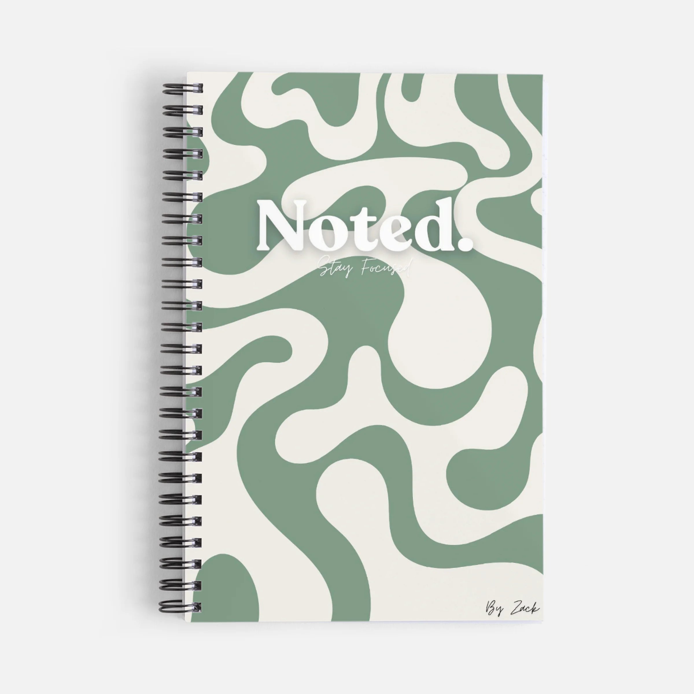 Noted. Sage Green Flow Notebook