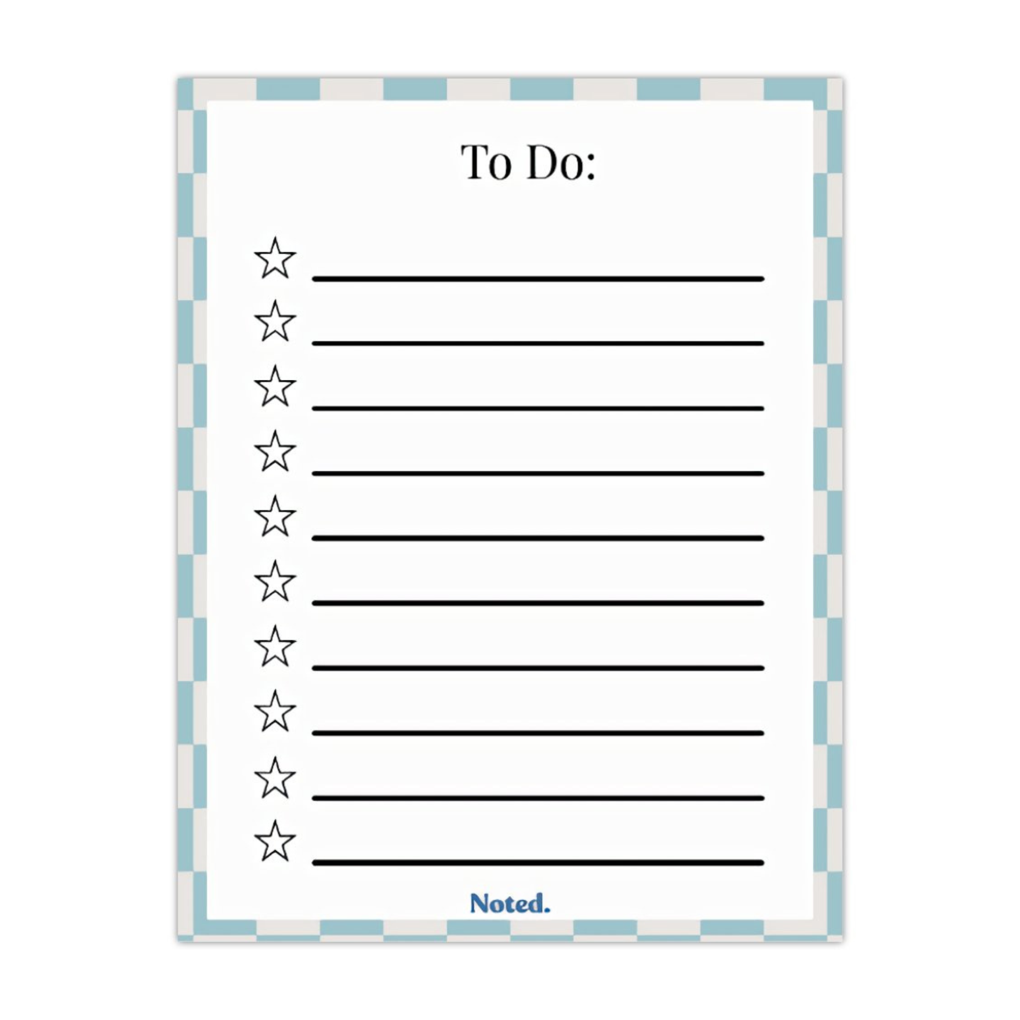 Noted. To-Do notepad