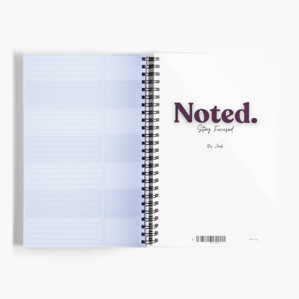 Noted. Pink Star Daily Planner